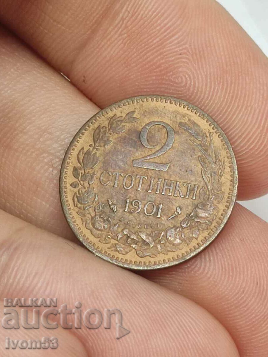2 cents 1901