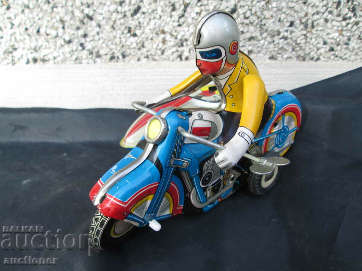 ΠΑΛΙΑ VINTAGE ΠΑΙΧΝΙΔΙ ΜΟΤΟΣΥΚΛΕΤΑ ΜΕ ΚΑΛΑΘΙ-1970 - 6 ΠΑΛΙΑ VINTAGE ΠΑΙΧΝΙΔΙ ΜΟΤΟΣΥΚΛΕΤΑ ΜΕ ΚΑΛΑΘΙ-1970 - 6