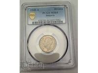 20 BGN 1940 PCGS MS64