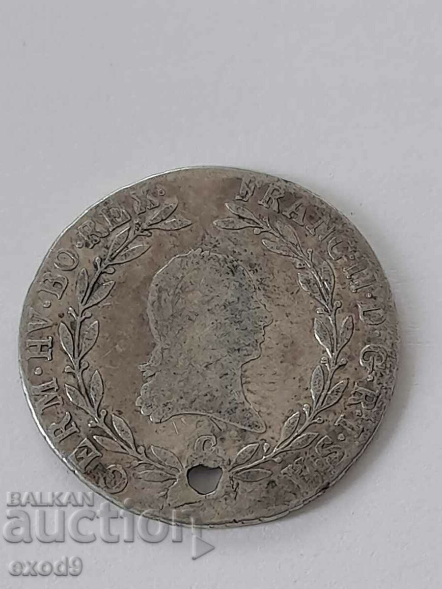 Argint 20 Kreuzer 1804 / Austro-Ungaria
