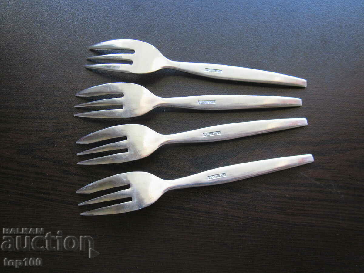 LOT OF DESSERT FORKS ROSTFREI - SOLINGEN BZC !!! with price 6.00 BGN | € 3.07 LOT OF DESSERT FORKS ROSTFREI - SOLINGEN BZC !!! with price 6.00 BGN | € 3.07