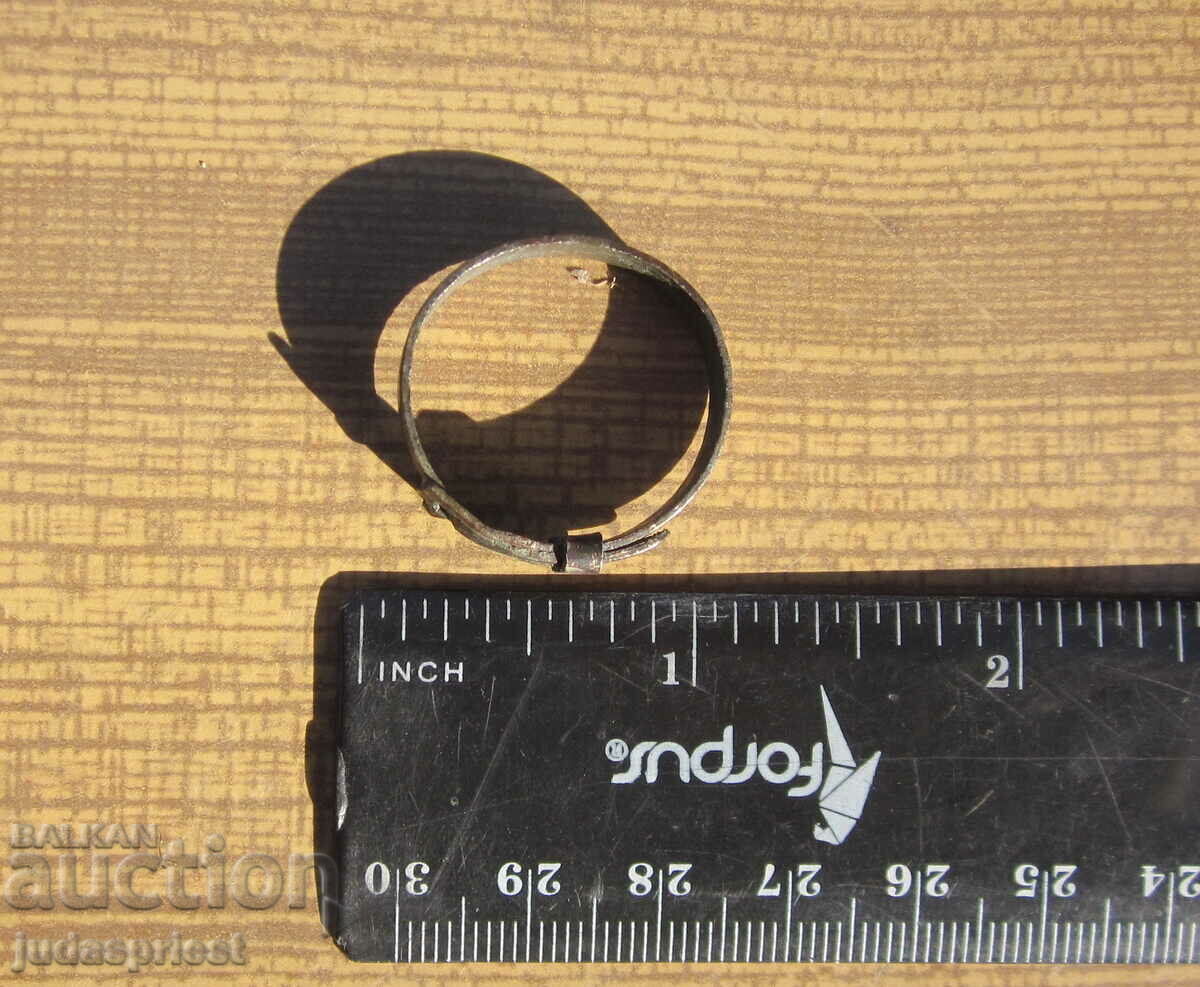 Παράδοση παλιό γερμανικό στρατιωτικό δαχτυλίδι πίστης από το 1914 Παράδοση παλιό γερμανικό στρατιωτικό δαχτυλίδι πίστης από το 1914