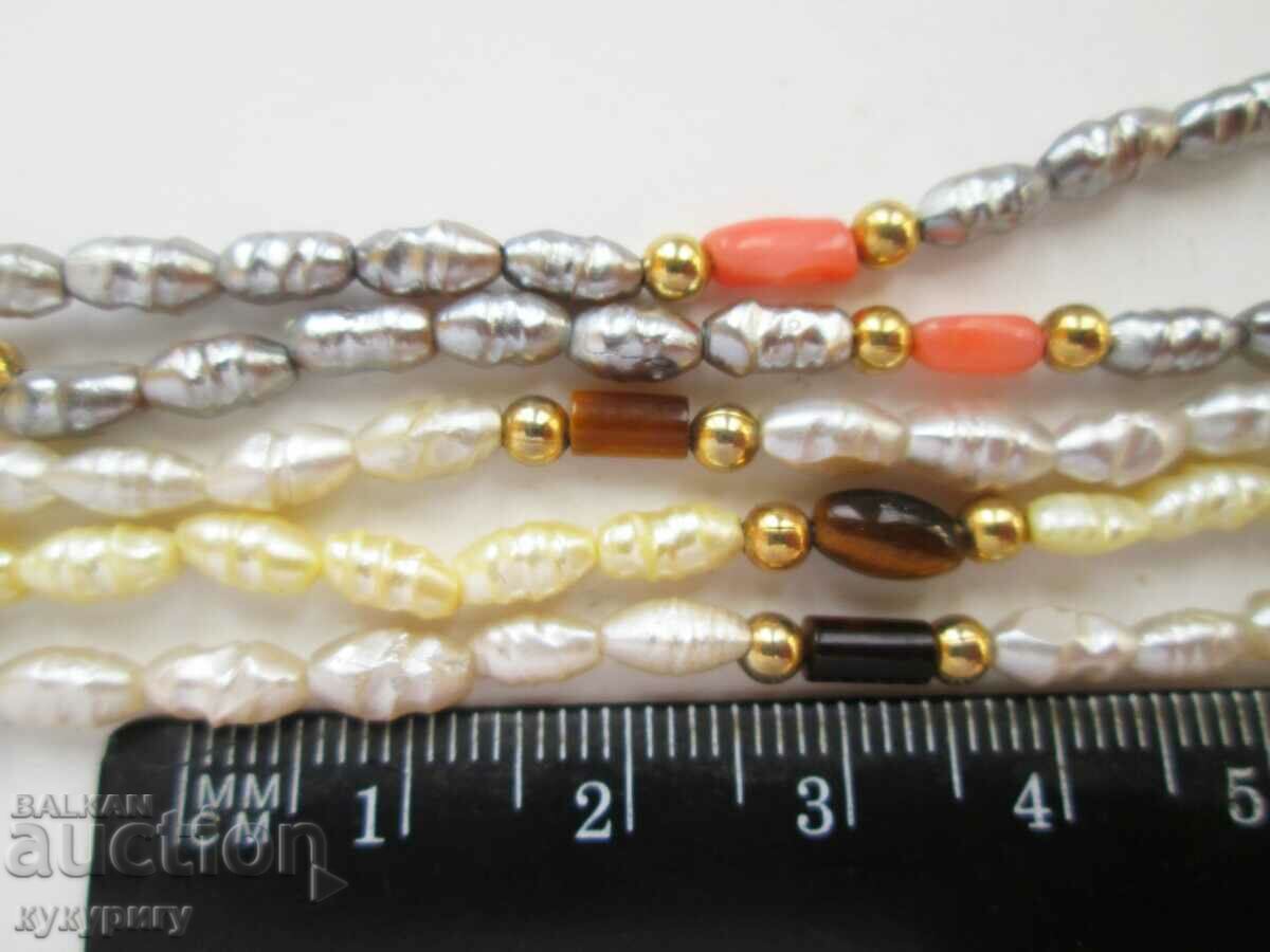 Γυναικείο κόσμημα κολιέ 5 σειρών - 5 Γυναικείο κόσμημα κολιέ 5 σειρών - 5