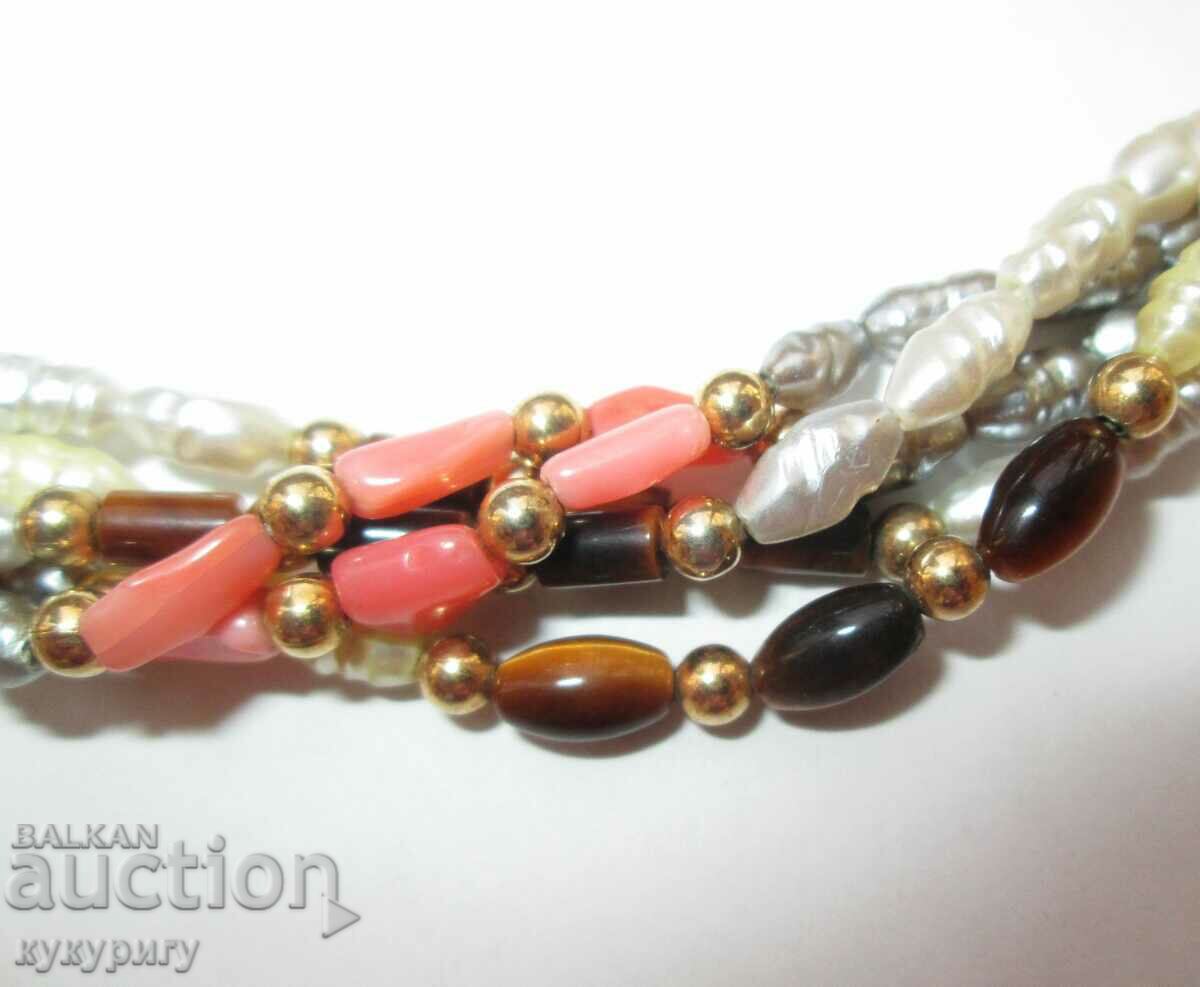 Γυναικείο κόσμημα κολιέ 5 σειρών - 7 Γυναικείο κόσμημα κολιέ 5 σειρών - 7