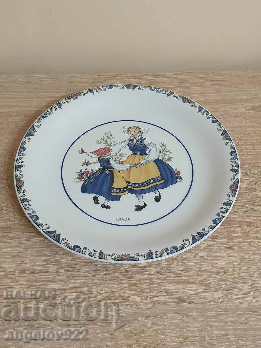Swedish porcelain platter!