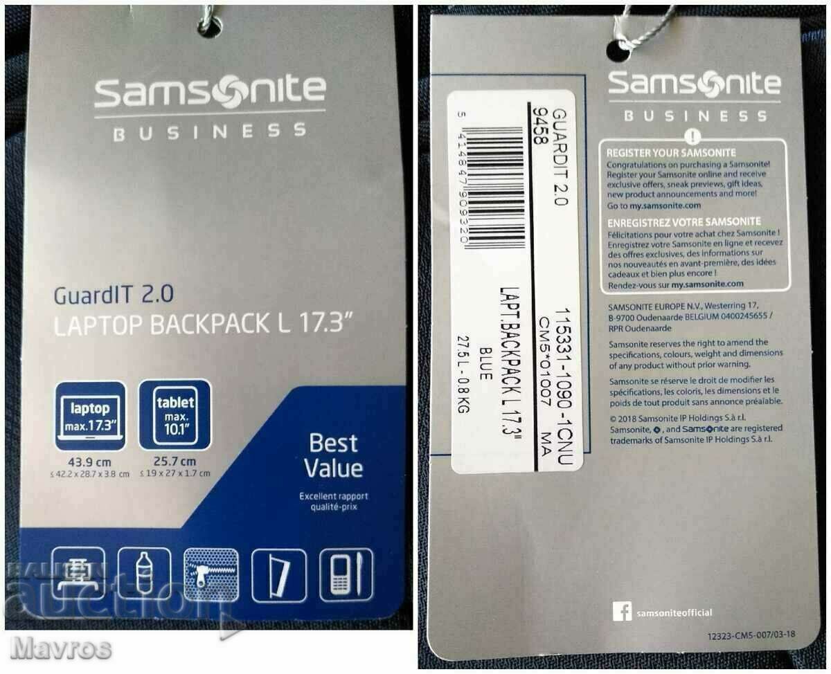 Rucsac pentru laptop 17,3" Samsonite Guardit 2,0 L - nou - 7 Rucsac pentru laptop 17,3" Samsonite Guardit 2,0 L - nou - 7