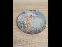 Porcelain plate based on an original painting by Anders Zorn