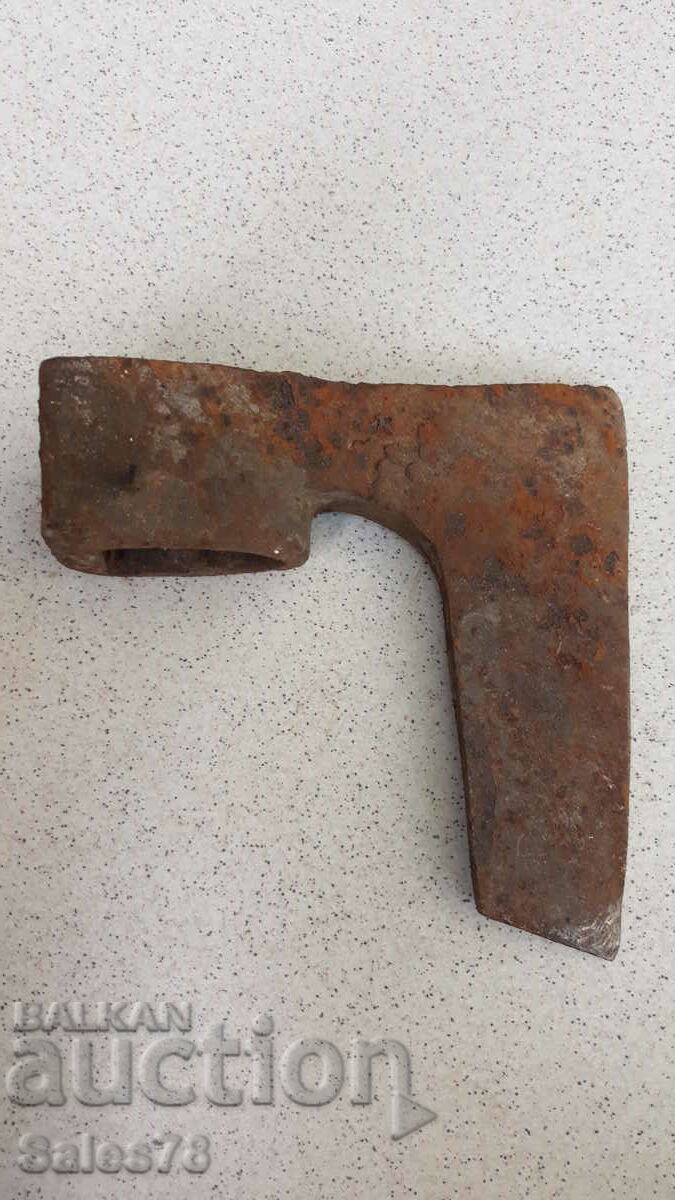 An old forged axe