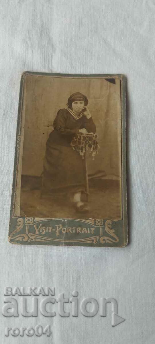 OLD PHOTO - CARDBOARD OLD PHOTO - CARDBOARD