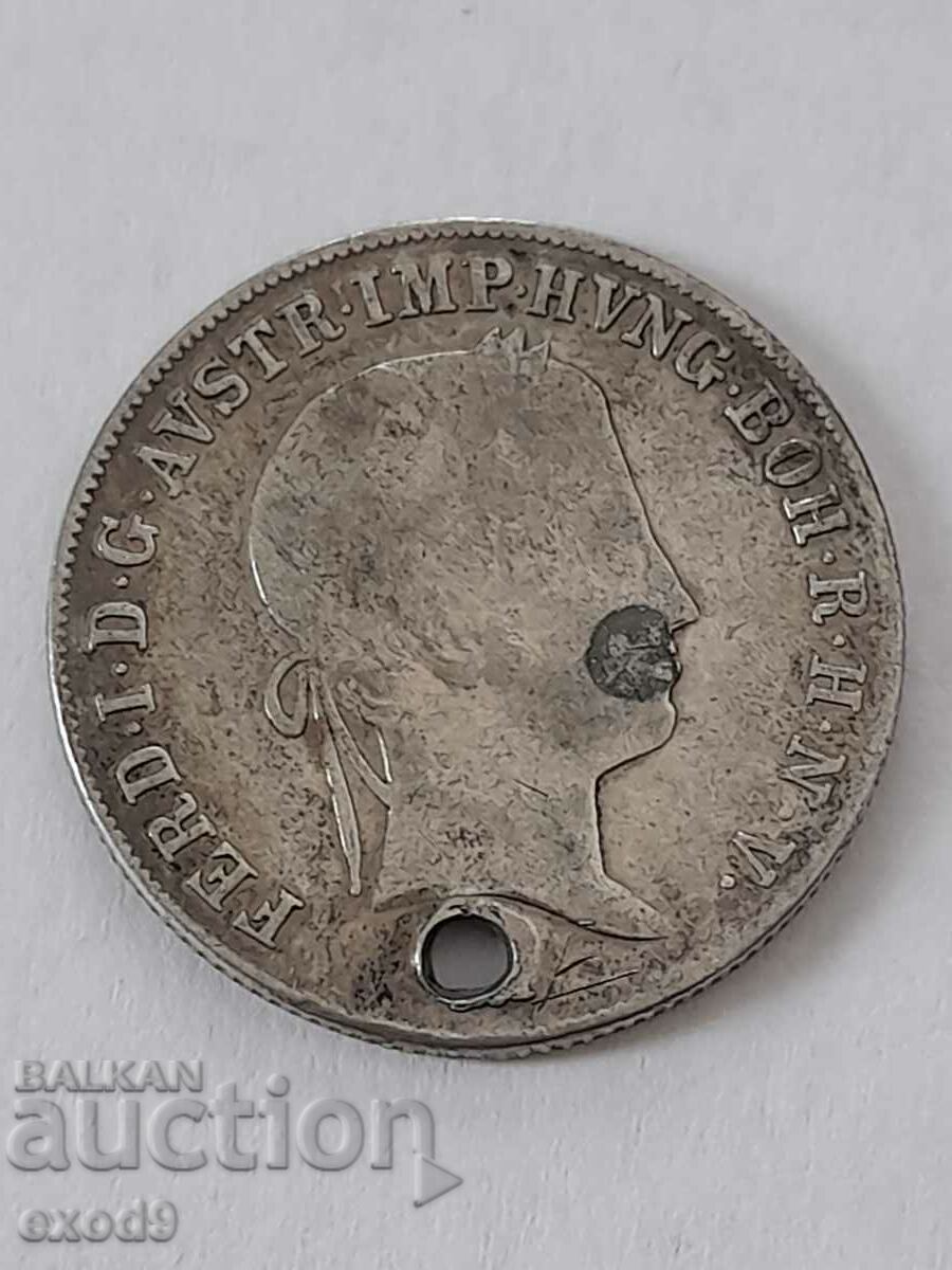 Silver 20 Kreuzer 1842 Ferdinand / Austria-Hungary