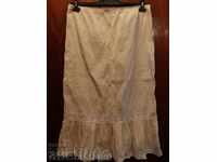 . AUTHENTIC OLD CANARY SKIRT EXCELLENT LACE WEAR