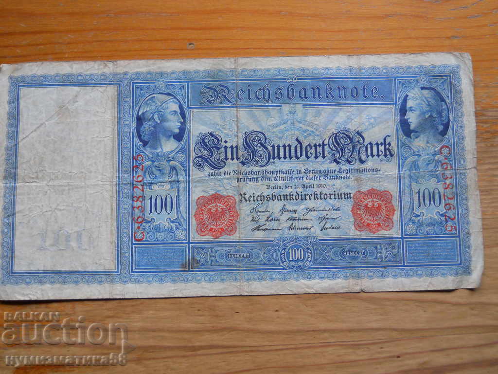 100 Marks 1910 - Germany ( VG )