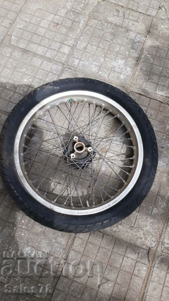 Capla with rubber enduro bike