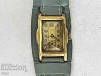 LACO MILITARY SWISS MADE RARE GOLD PLATED WORKS NO WARRANTY