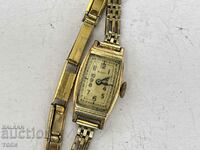 BEGU SWISS MADE MILITARY RARE GOLD PLATED NOT WORKING