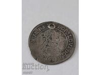 Silver 6 Kreuzer 1672 Leopold I / Hungary