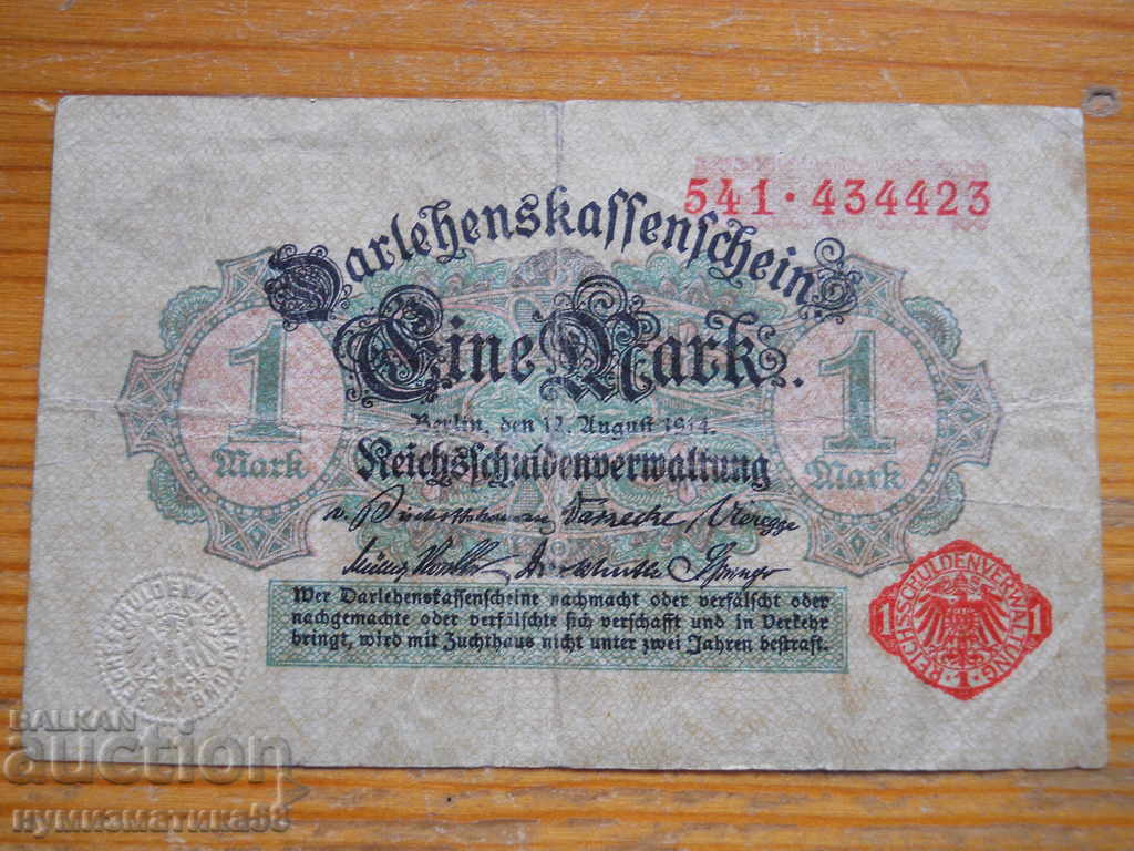 1 Mark 1914 - Germany ( F )