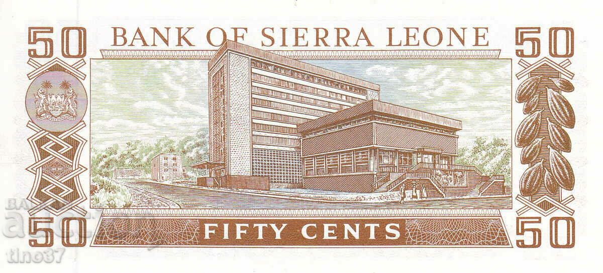Auction tino37- SIERRA LEONE - 50 CENTS - 1984 - UNC Auction tino37- SIERRA LEONE - 50 CENTS - 1984 - UNC