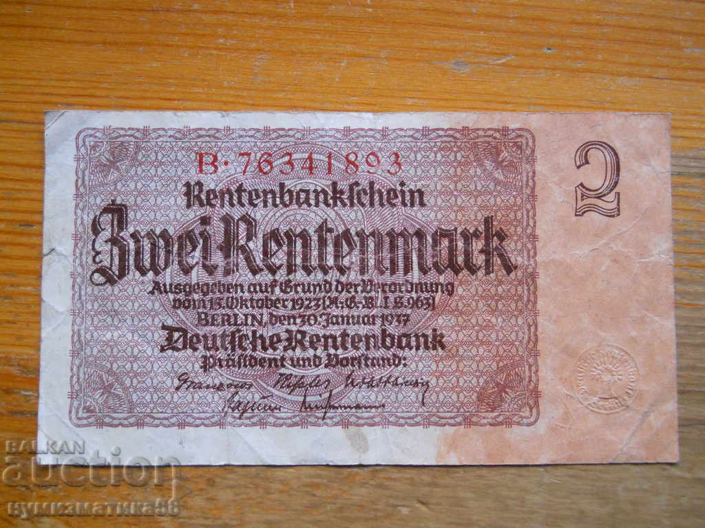 2 stamps 1937 - Germany ( VG )
