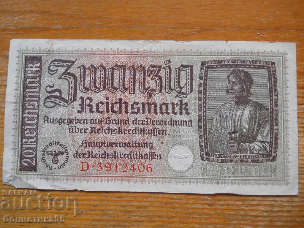 20 stamps 1940 / 1945 - Germany ( VF )