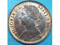 Great Britain 1 Farthing 1886 Young Victoria - For Collection