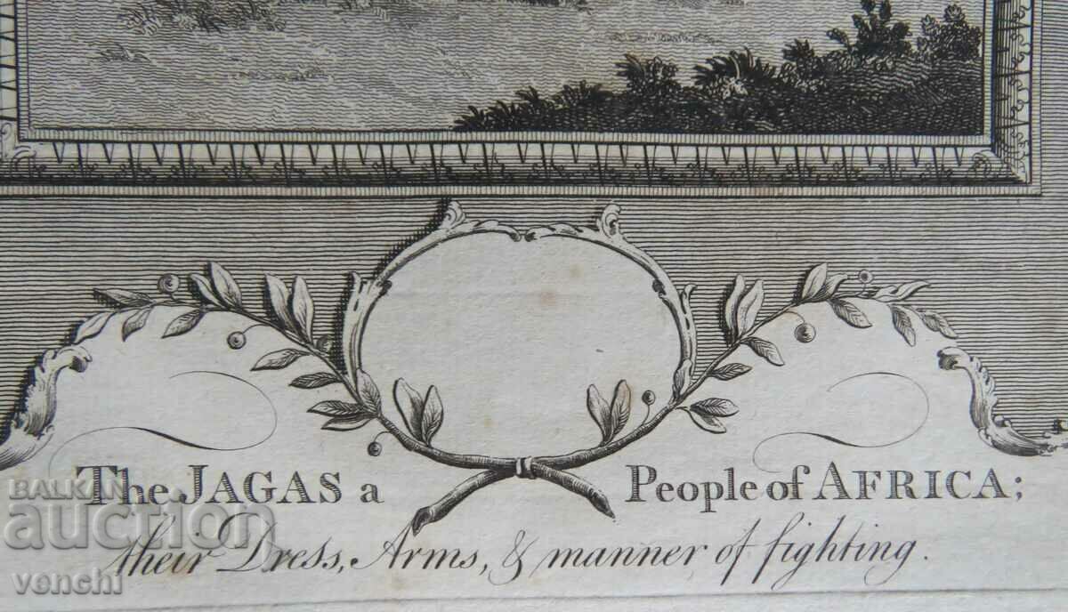 Delivery of 1780 - ENGRAVING - MORRIS - CONGO - ORIGINAL Delivery of 1780 - ENGRAVING - MORRIS - CONGO - ORIGINAL