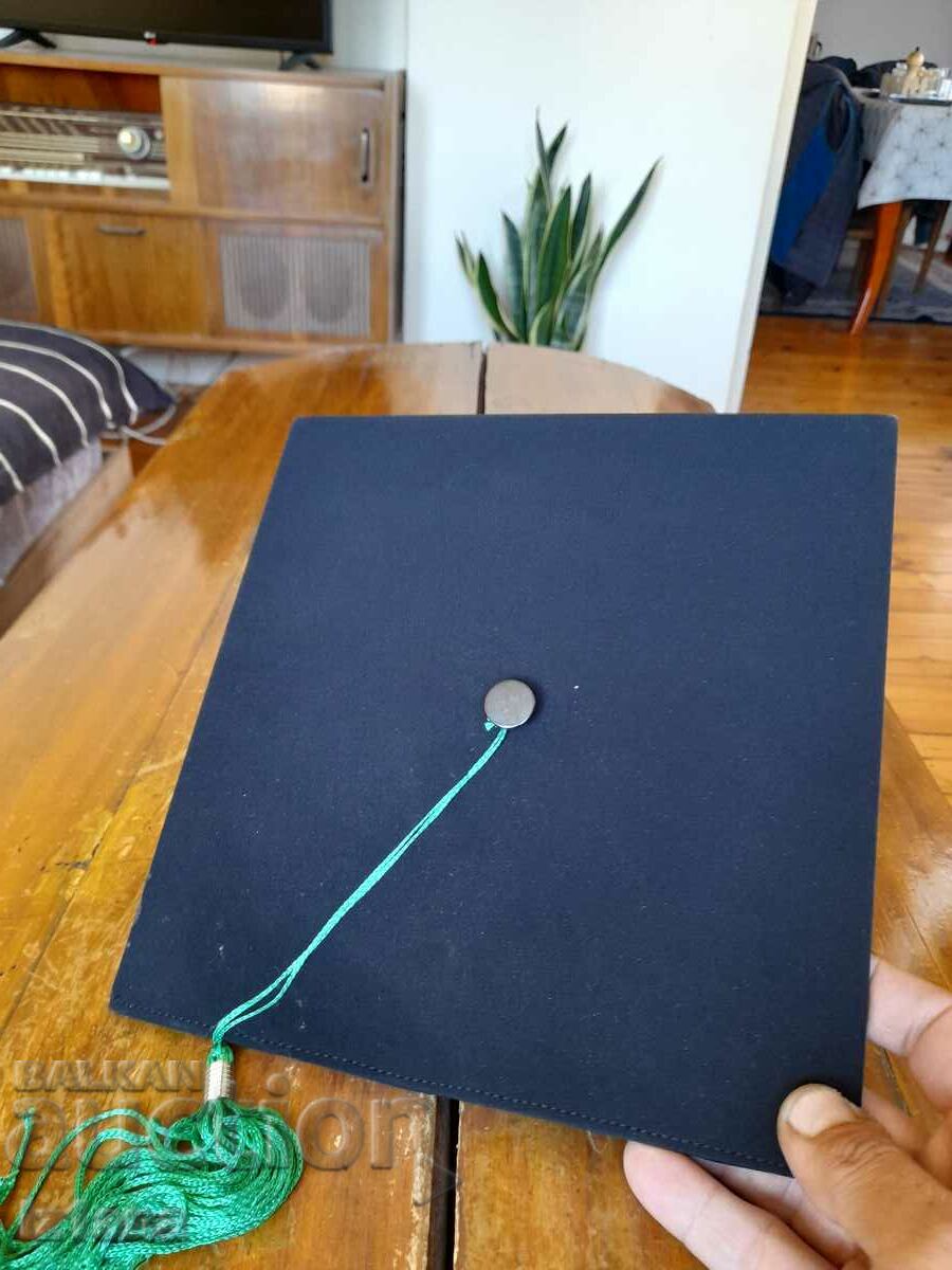 Academic cap, Graduation cap with price 16.00 BGN | € 8.18 Academic cap, Graduation cap with price 16.00 BGN | € 8.18