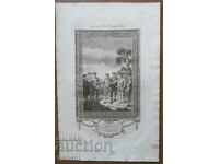 1780 - GRAVURA - MORRIS - Francis Drake - ORIGINAL