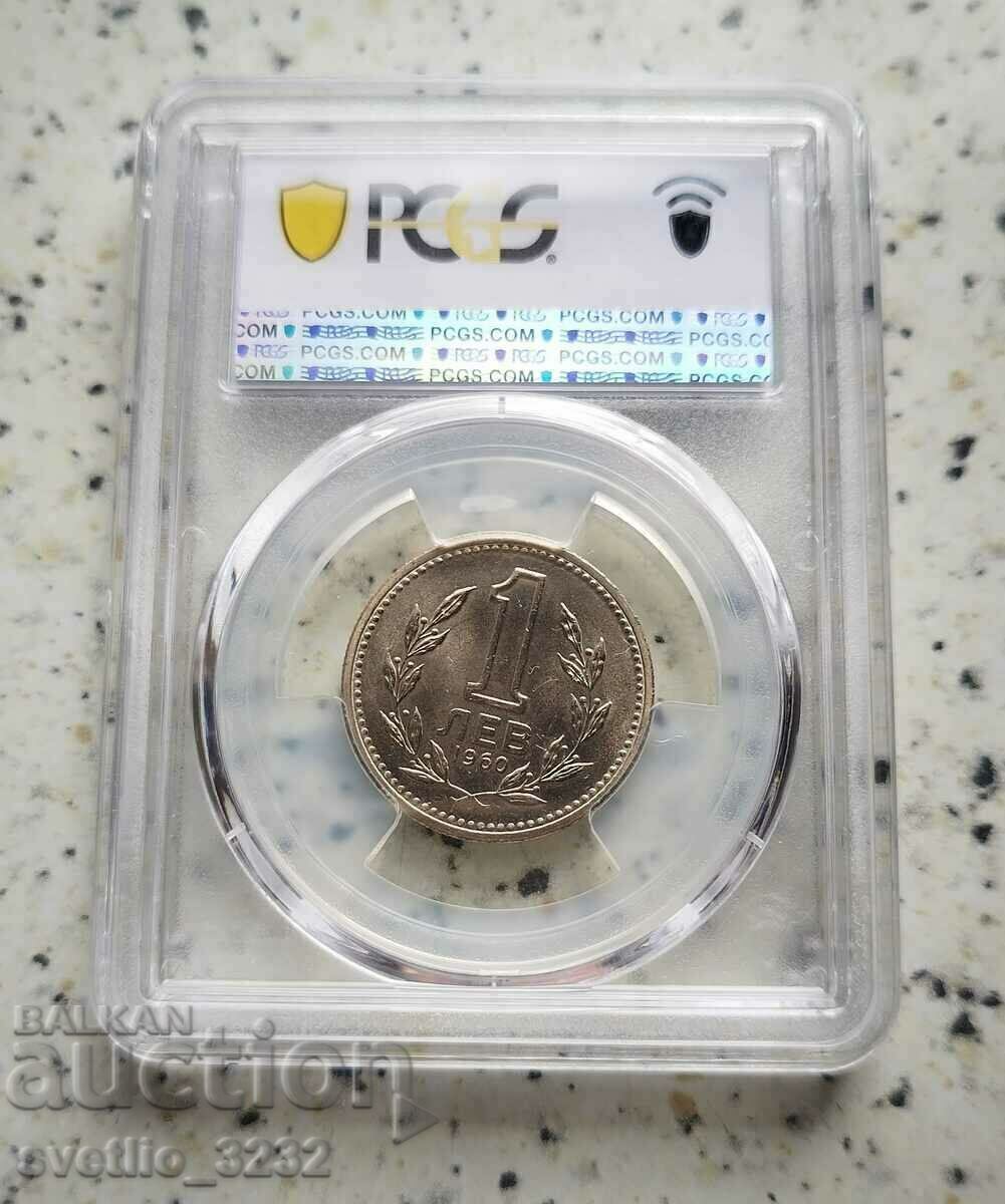 1 BGN 1960 MS 66 PCGS with price 179.00 BGN | € 91.52 1 BGN 1960 MS 66 PCGS with price 179.00 BGN | € 91.52