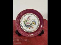 A beautiful French Limoges wall plate