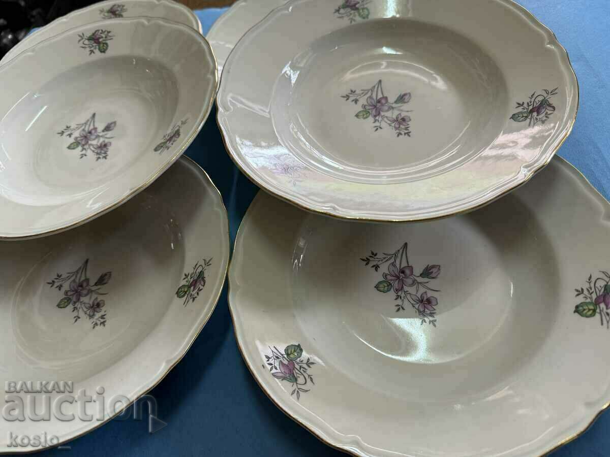 Delivery of Old Bulgarian porcelain Bunch of plates Delivery of Old Bulgarian porcelain Bunch of plates