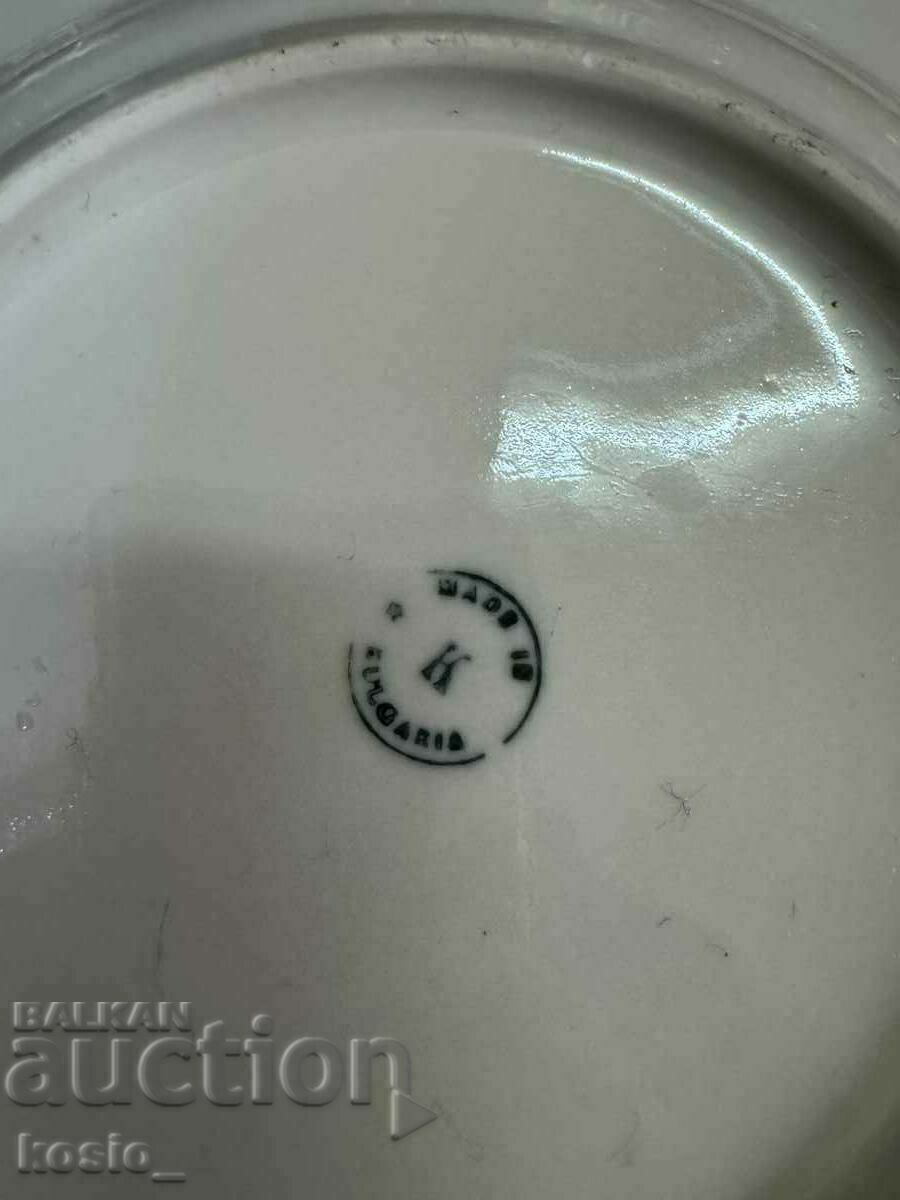 Old Bulgarian porcelain Bunch of plates - 5 Old Bulgarian porcelain Bunch of plates - 5