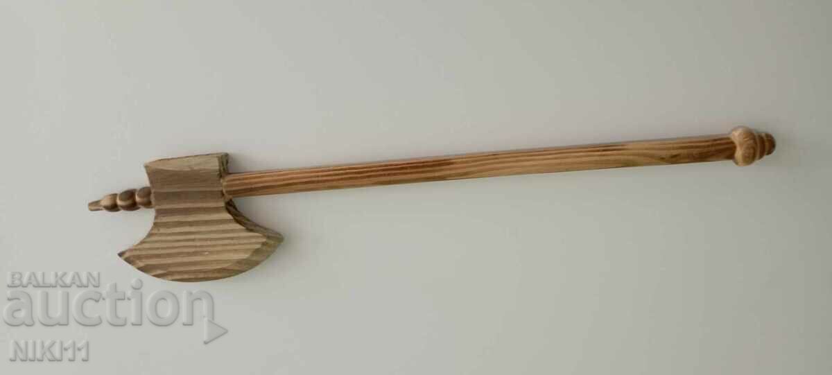 Children's wooden ax, Children's toy knight's ax with price 10.00 BGN | € 5.11 Children's wooden ax, Children's toy knight's ax with price 10.00 BGN | € 5.11