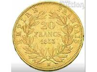 GOLD COIN 20 FRANC 1855 Very rare!