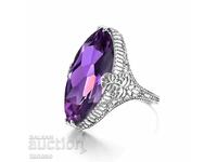 Violet Amethyst Ring