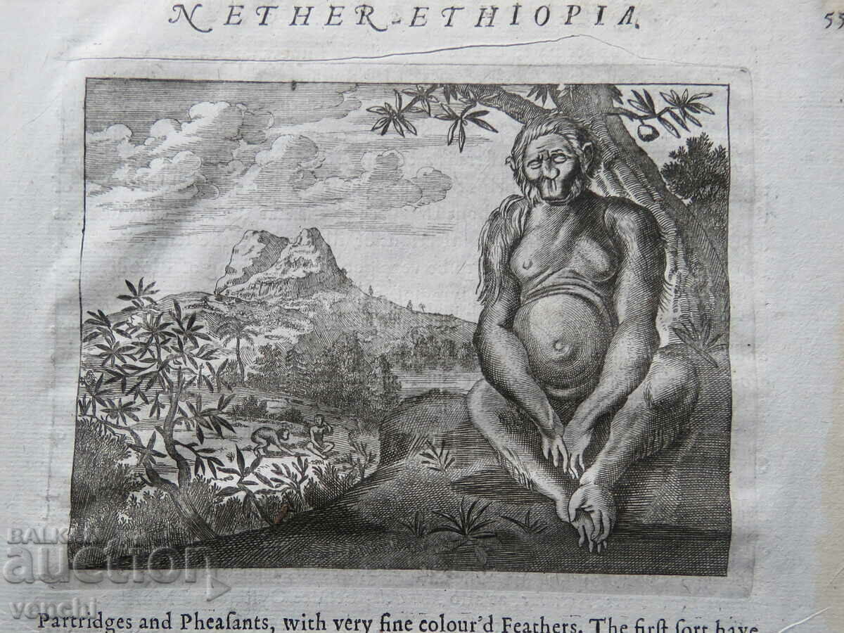 1670 - ГРАВЮРА - АФРИКА, ЕТИОПИЯ - ОРИГИНАЛ + с цена € 29.99 | 58.66 лв.