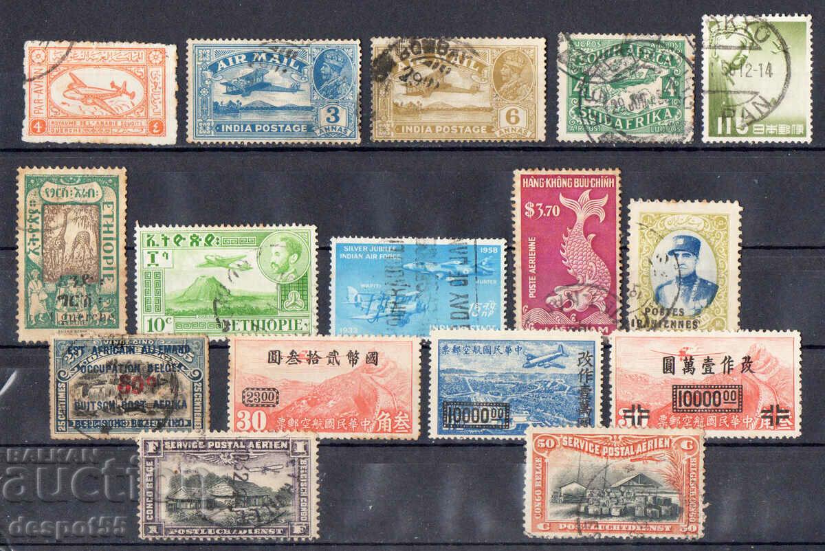 1920-80. Πολλά αεροπορικά ταχυδρομεία - διάφορες ποιότητες και περίοδοι.