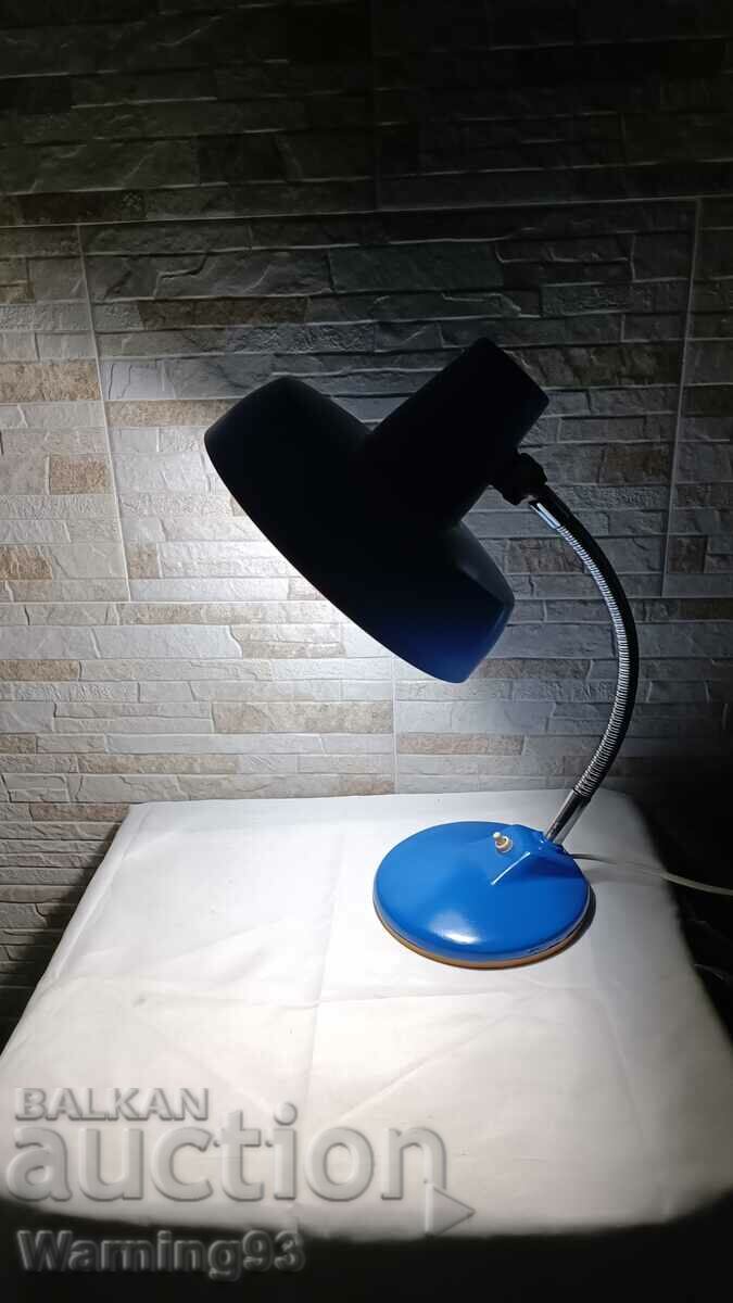 Metal Hungarian desk lamp #25- VAS -FEMIPARI SZ.SZARVAS - 7