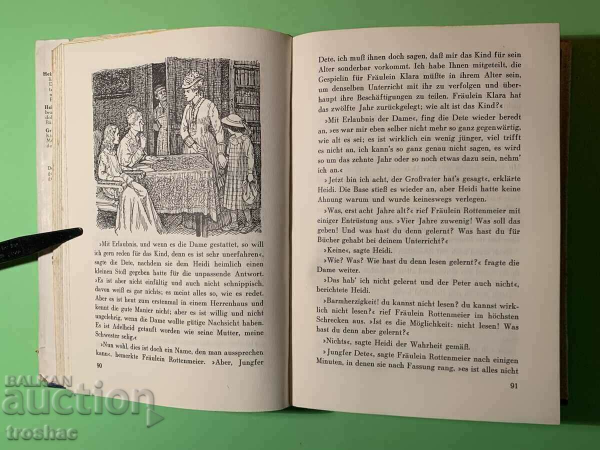 Delivery of Old Book Heidi Johanna Spiri 1942