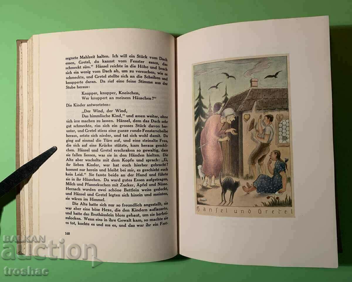Old Book TALES OF THE BROTHERS GRIMM Bremen Music 1927 - 5 Old Book TALES OF THE BROTHERS GRIMM Bremen Music 1927 - 5
