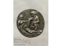 Плакет,апликация-8 см,бронз