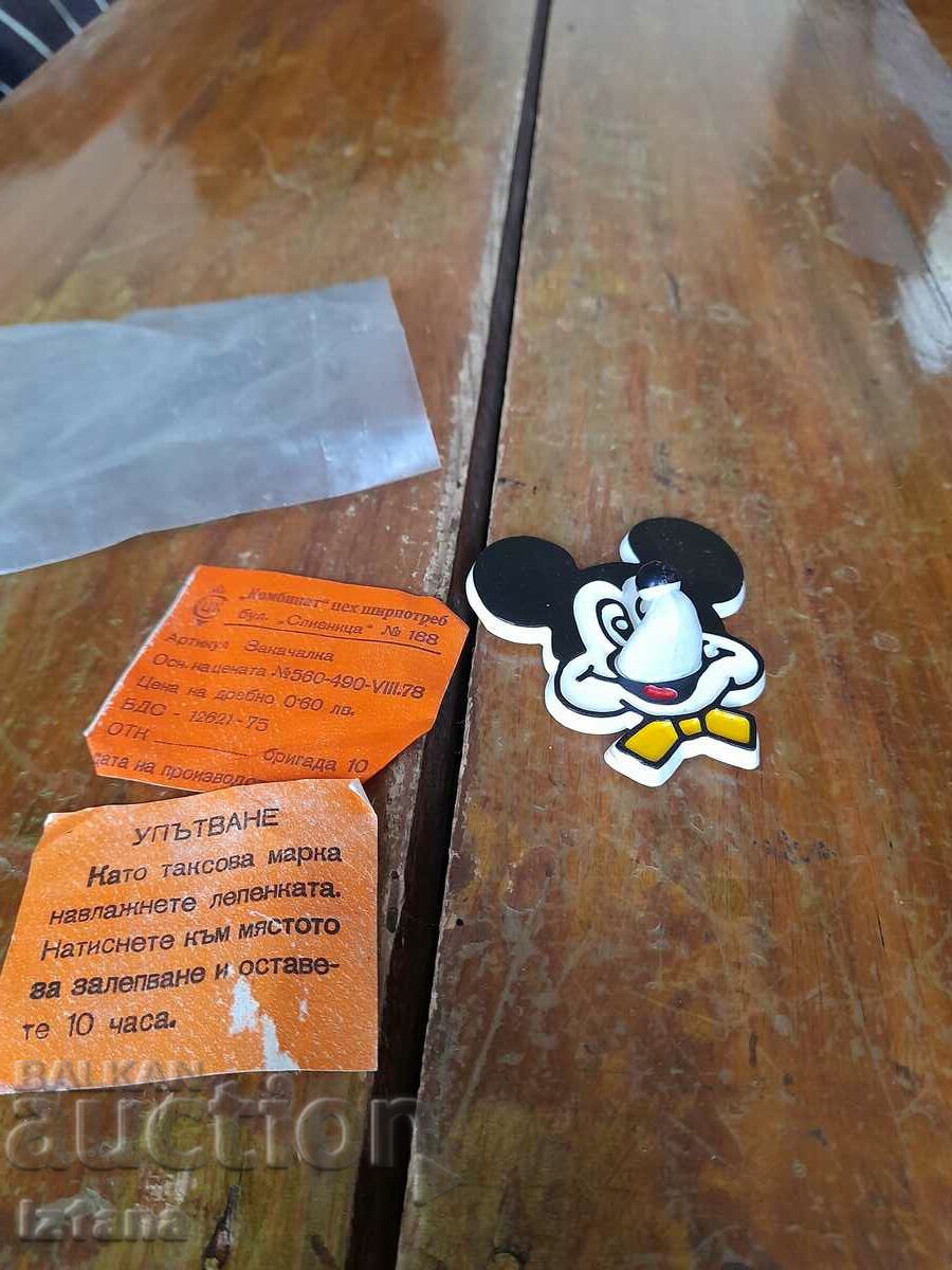 Old Mickey Mouse towel rack with price 16.00 BGN | € 8.18 Old Mickey Mouse towel rack with price 16.00 BGN | € 8.18