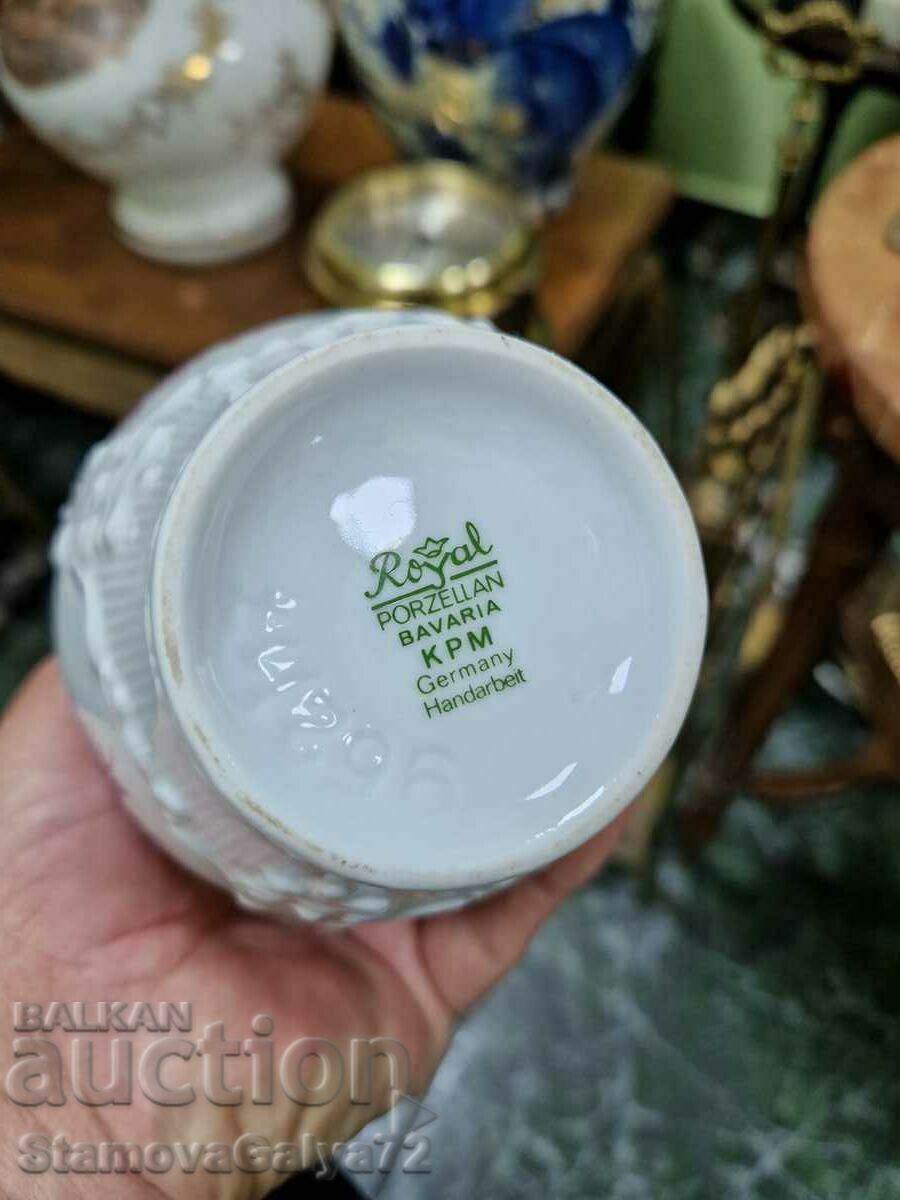 A wonderful antique Royal KPM porcelain vase - 7 A wonderful antique Royal KPM porcelain vase - 7