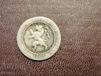 1863 5 centimes Belgium