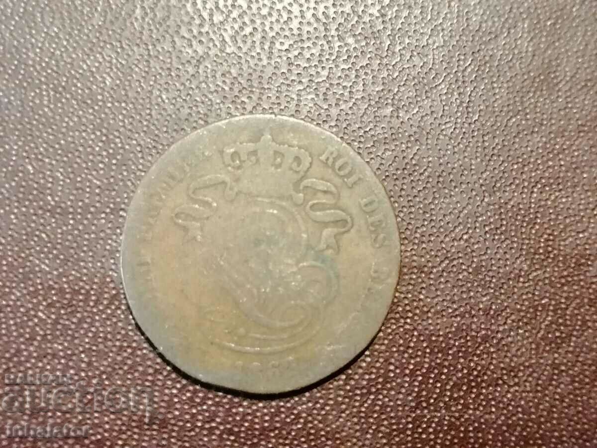 1862 2 centi Belgia