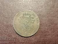 1861 2 centimes Belgium