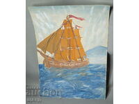 Παλιός Δάσκαλος ζωγραφική εικόνα θαλασσογραφία πλοίο