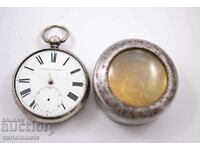 IMPROVET PATENT Silver 925 Pocket Watch - Not Working