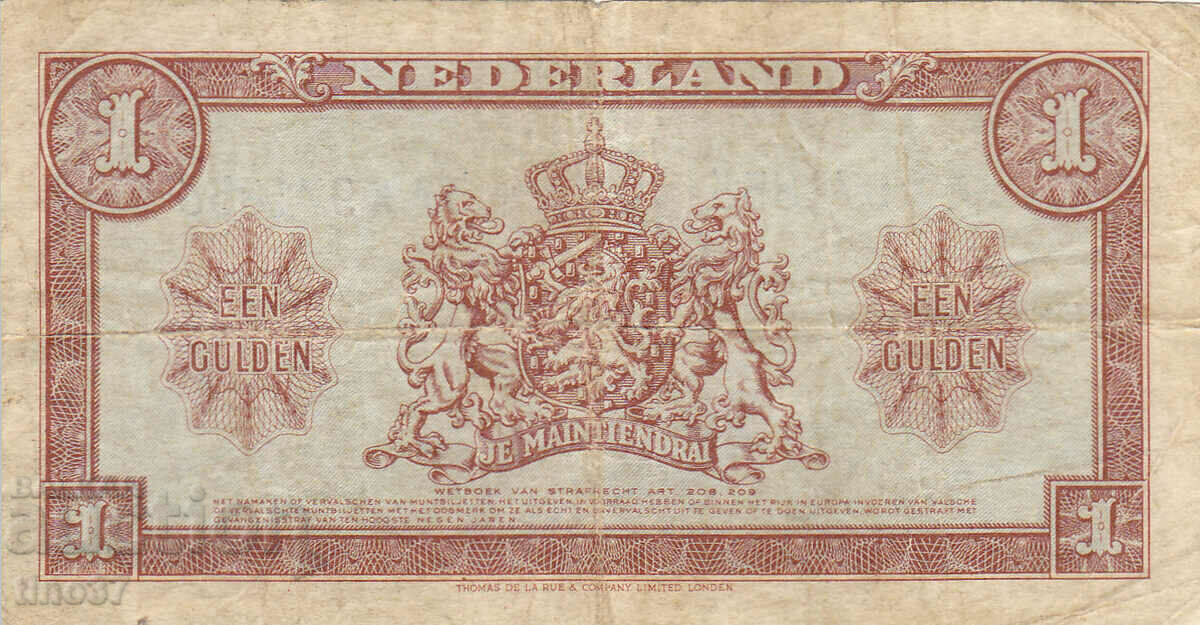 Auction tino37- NETHERLANDS /NETHERLANDS/ - 1 GULDEN - 1945 Auction tino37- NETHERLANDS /NETHERLANDS/ - 1 GULDEN - 1945
