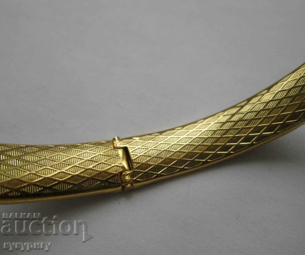 Old gold-plated women's bracelet gold inlays TOLEDO with price 60.00 BGN | € 30.68 Old gold-plated women's bracelet gold inlays TOLEDO with price 60.00 BGN | € 30.68